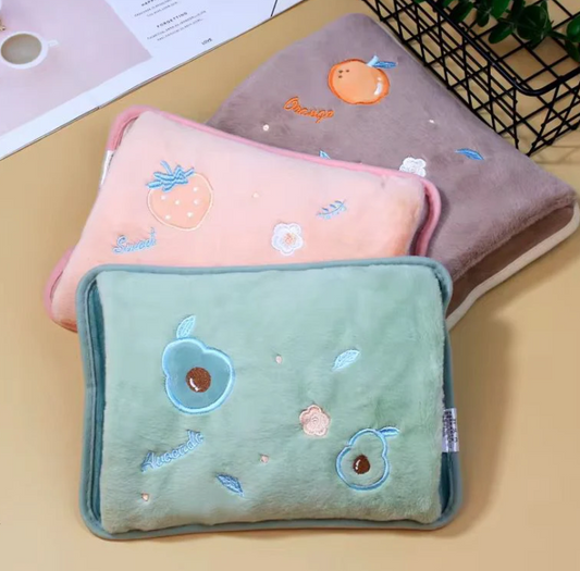 Fluffy Electric Hot Water Bottle Heat Pad For Pain Relief Hot Water Bottle