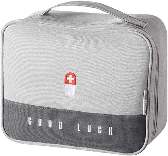 Portable First Aid Kit Storage Bag | Medical Organizer Pouch