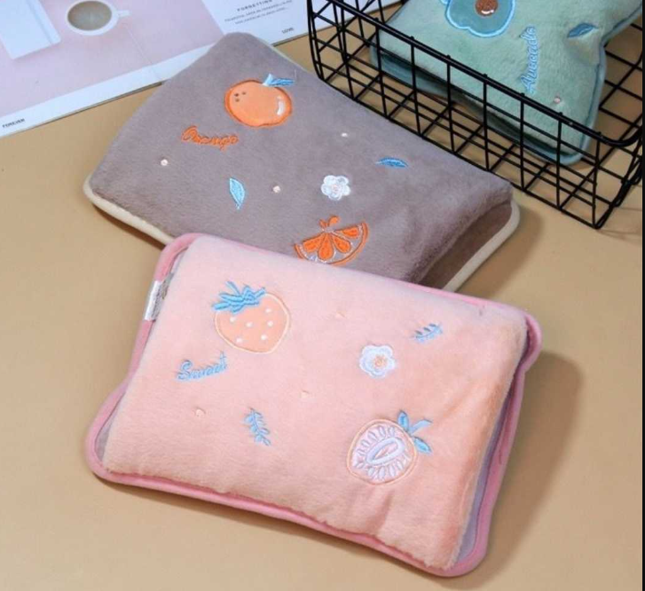 Fluffy Electric Hot Water Bottle Heat Pad For Pain Relief Hot Water Bottle