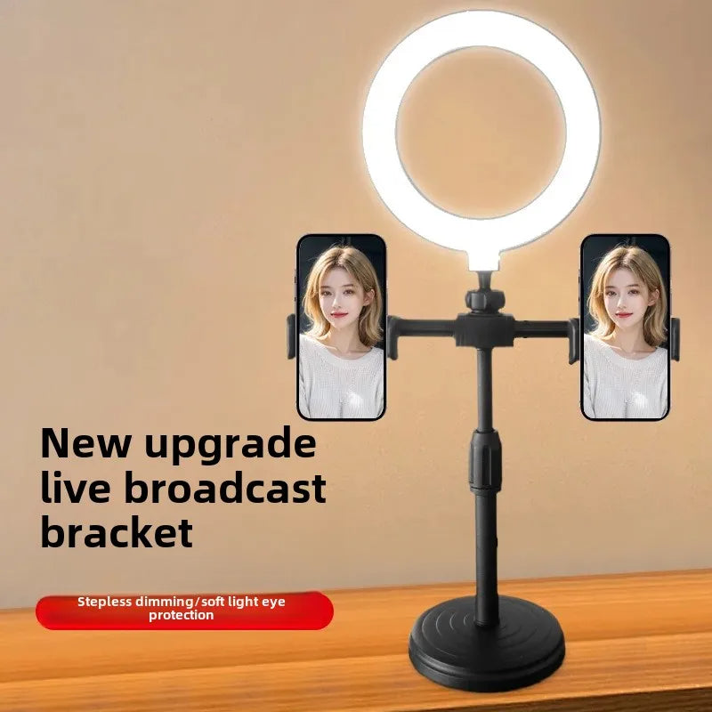 LIVE DESKTOP RING LIGHT PHONE HOLDER L8066