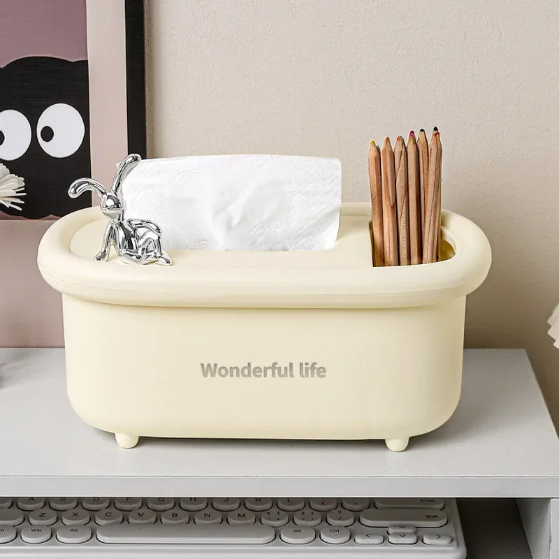 Multifunctional Tissue Box Cover