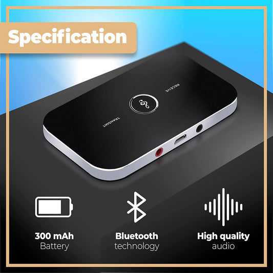 Wireless Bluetooth 5.0 Transmitter and Receiver Adapter for TV, PC, Home Stereo System
