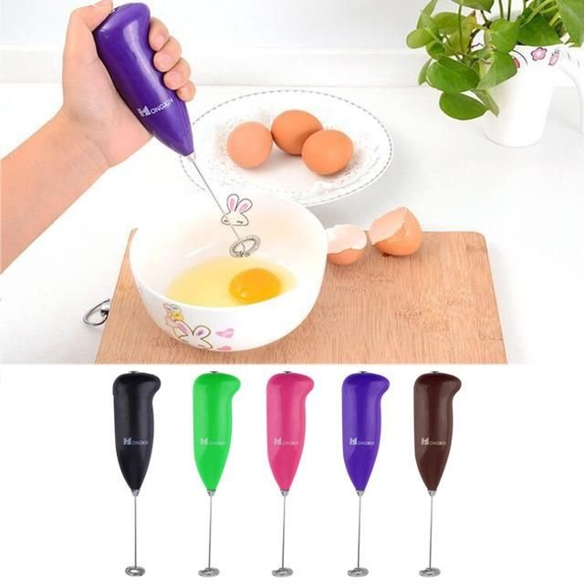 Electric Handle Coffee Beater Stirrer Milk Frother Foamer Whisk Mixer Milk Treater Juice Muddler Coffee Stirrer
