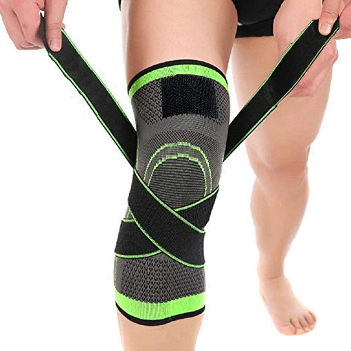 Sport Running with Adjustable Knee Strap