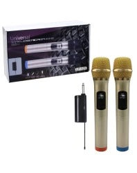 LT125 Dual Wireless Microphone Set with Receiver – Professional Gold Edition
