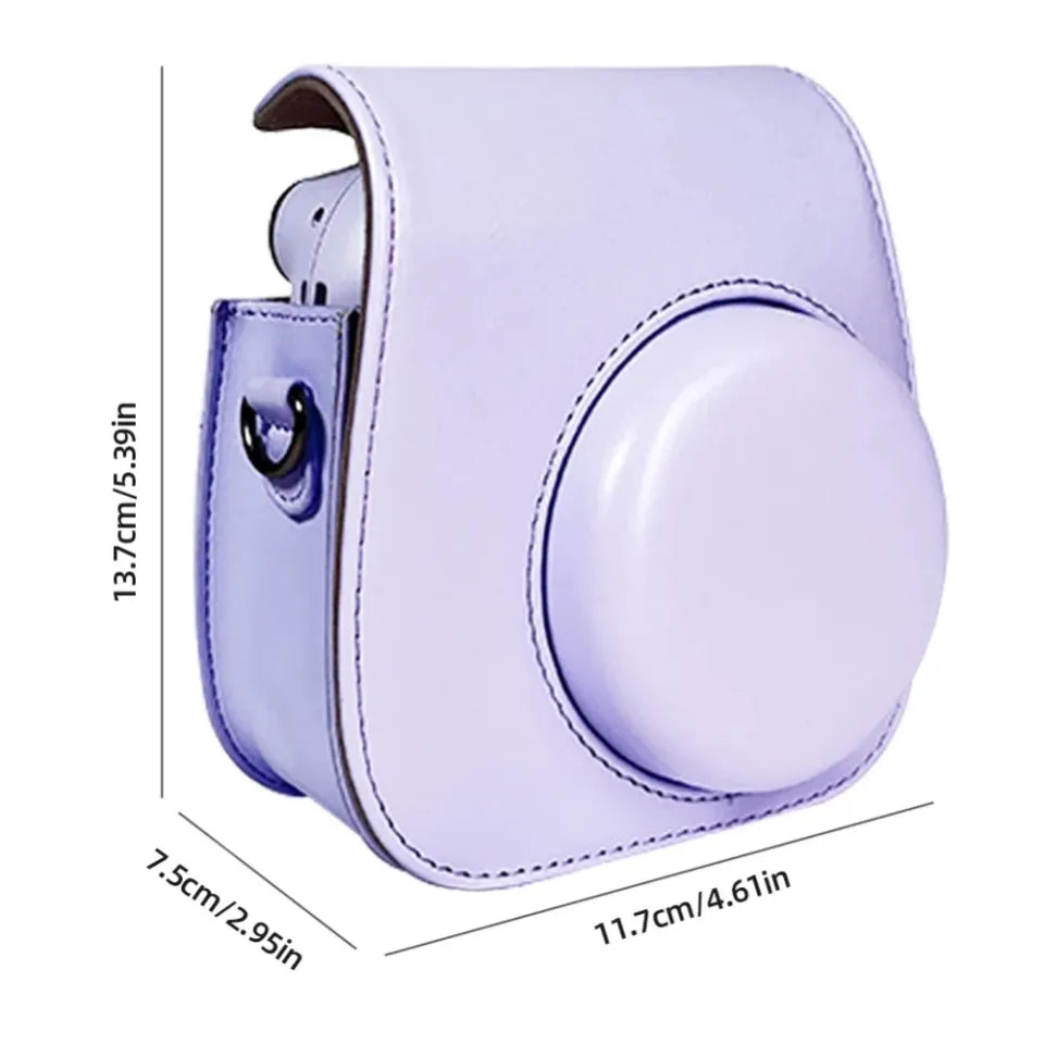 Fujifilm Instax Mini 11 12 13Cover - Trendy Retro Look PU Bag for Instax Lovers