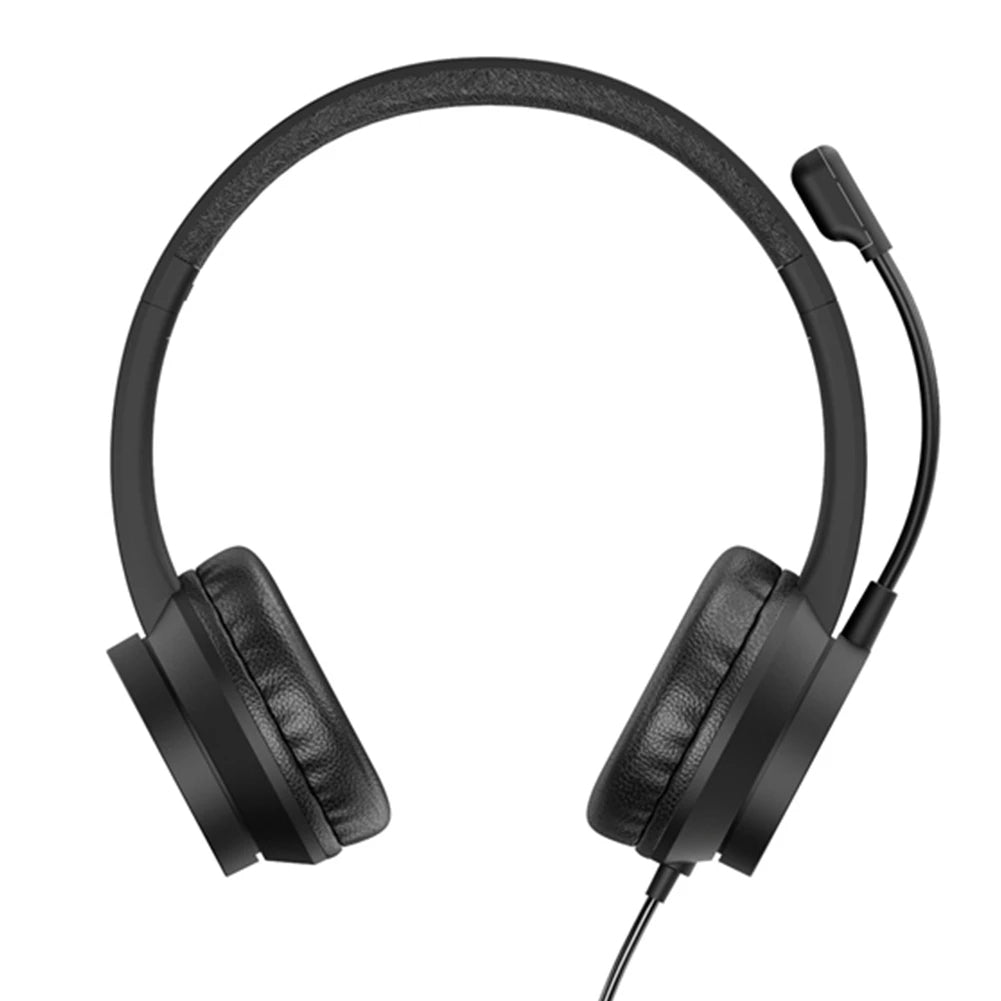 STEREO 3.5MM USB HEADSET WITH NOISE CANCELLING