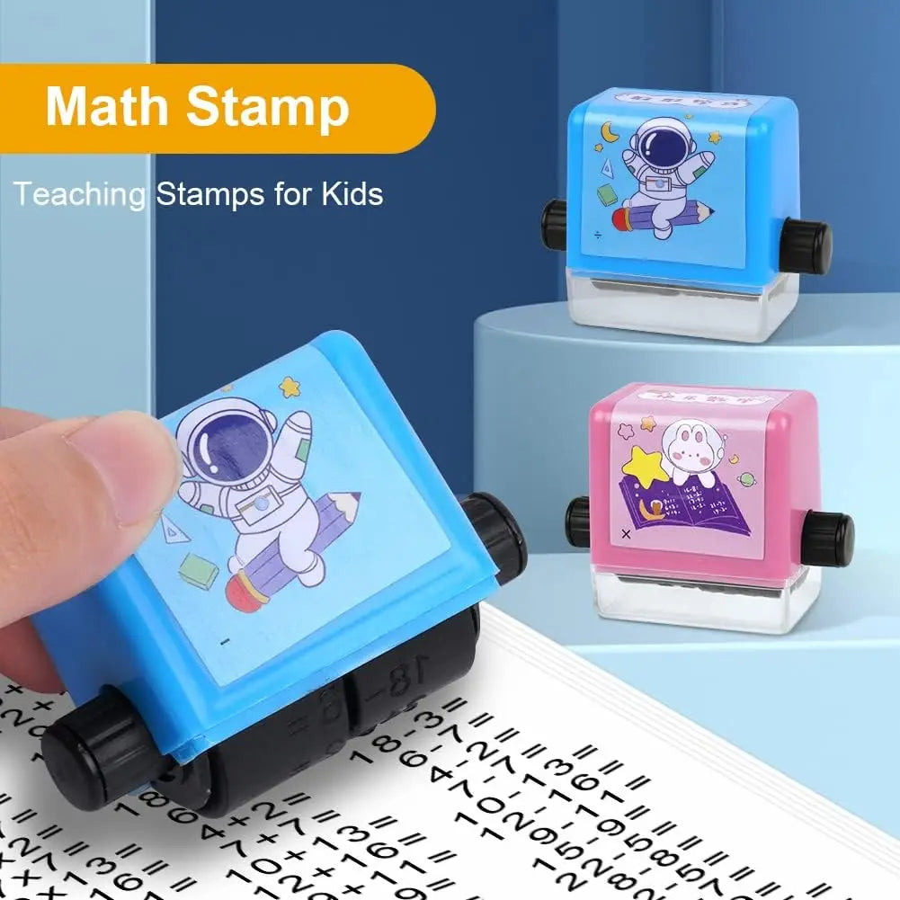 Rolling Math Practice Stamp