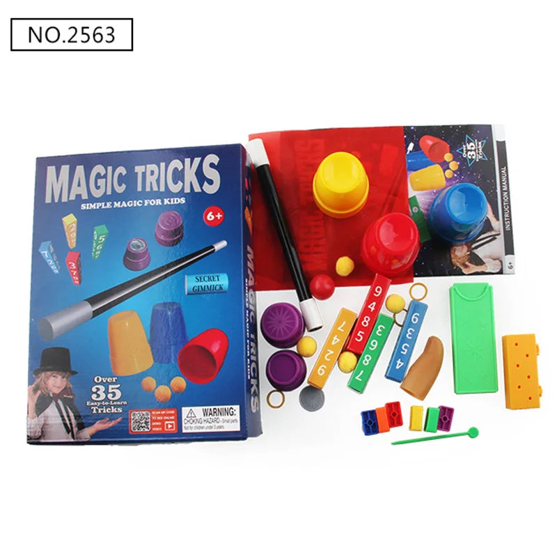 35-Trick Magic Kit for Kids