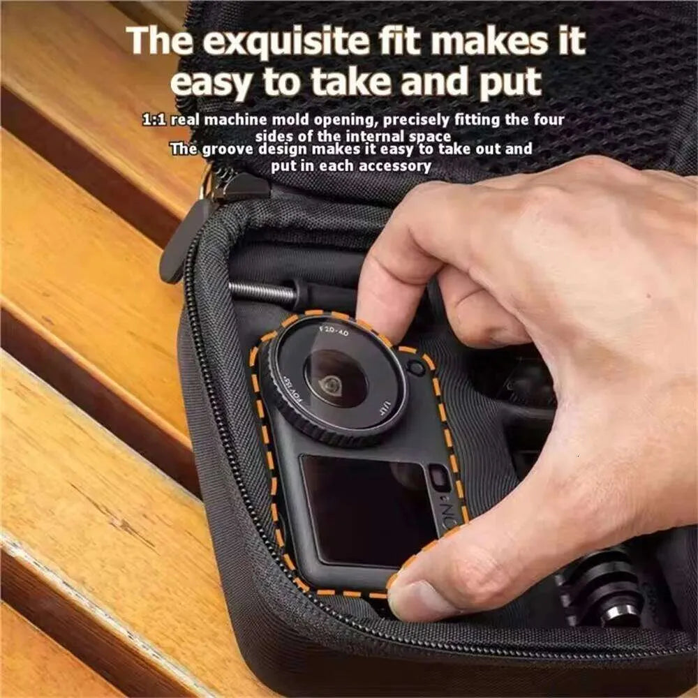 DJI Action 6 Hard Carrying Case – Shockproof Storage Bag