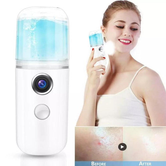 Nano Mist Spray Facial Mister Handy Mini Facial Steamer Skin Care Steamer Handy Moisturizing Mist Spray