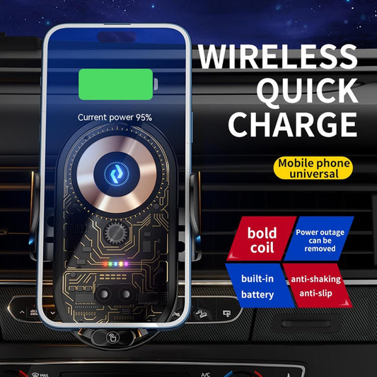 Smart Car Wireless Charger Mount - Intelligent Auto Induction Phone Holder