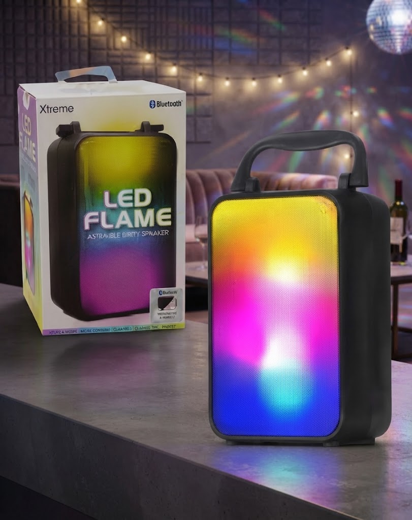 BT Speaker LED Flame Portable Wireless Bluetooth Speaker