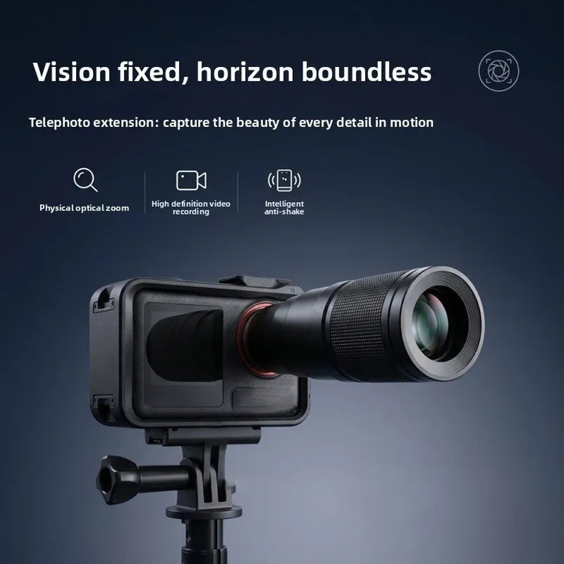 12X Telephoto Zoom Lens Only for DJI Osmo Action 4, Action 5, Action 6
