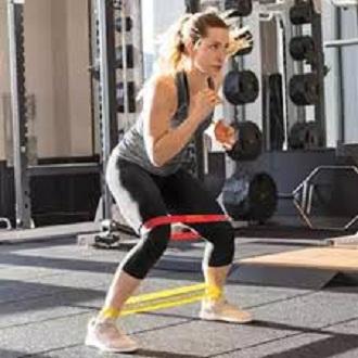 Loop Exercise Bands, Workout Bands for Leg, Ankle, Stretching, Physical Therapy, Yoga and Home Fitness - PACK OF 3