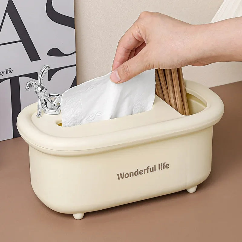 Multifunctional Tissue Box Cover