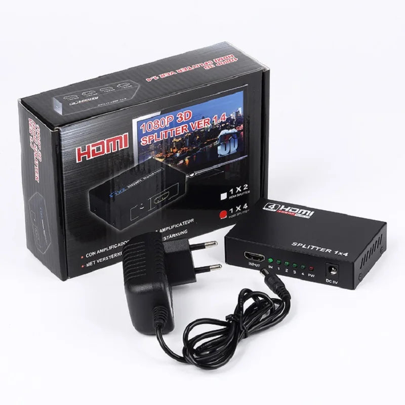 Gadgets HDMI Splitter 4 Port 2k 4k