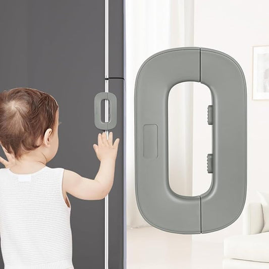 Fridge Lock Refrigerator Door Lock with Double Press Unlock Baby Safety & Food Protection