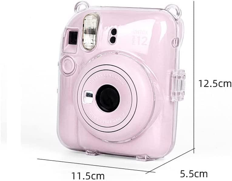 Clear Protective Case for Fujifilm Instax Mini 12 - Transparent Crystal Cover
