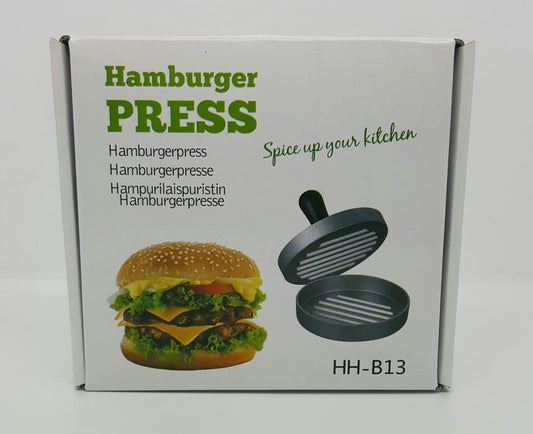 Heavy Duty Non Stick All Metal Burger Patty Press Chicken Beef Steak BBQ Picnic Burger Machine Mold Maker