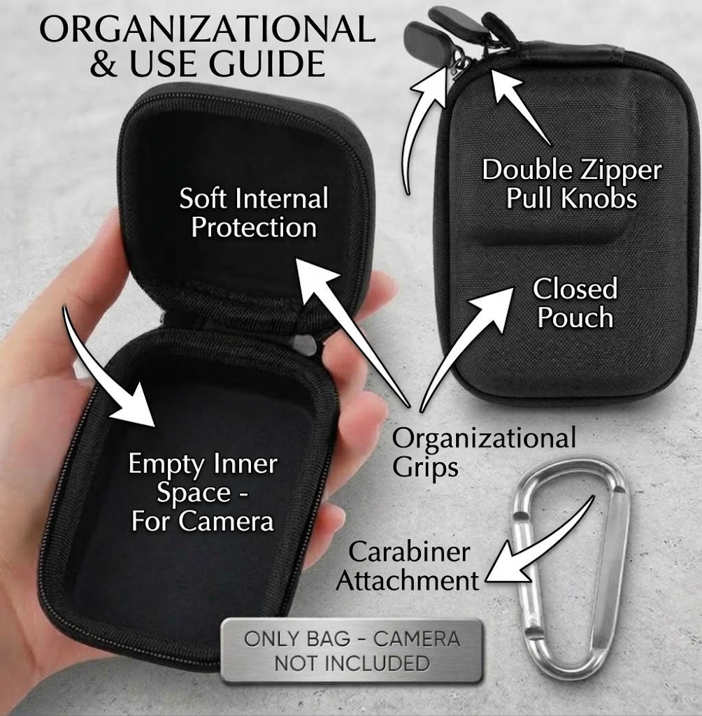 GoPro Hero 12 11 10 9 8 Mini Carrying Case – Storage Bag