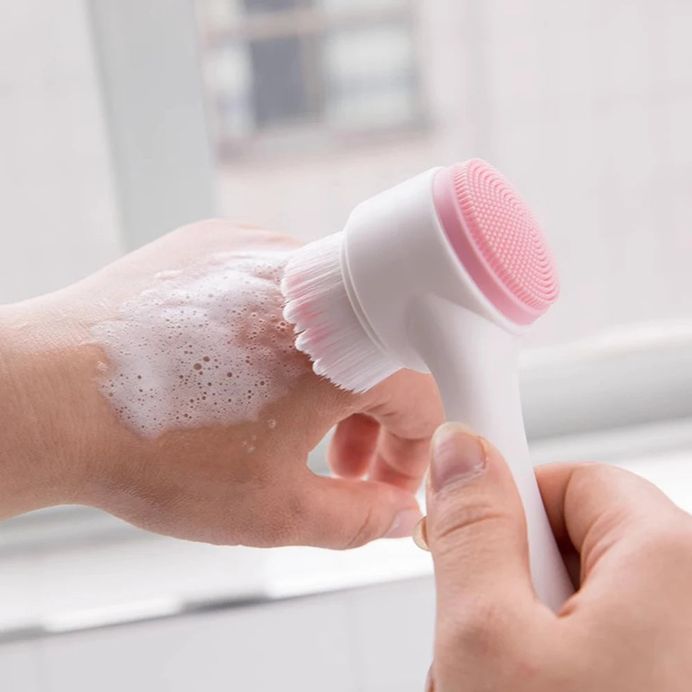 2-in-1 Sonic Cleansing Brush