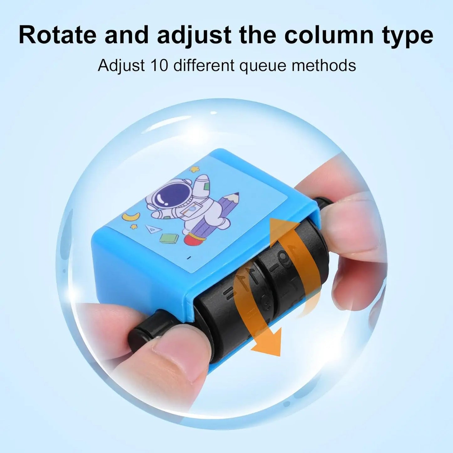 Rolling Math Practice Stamp