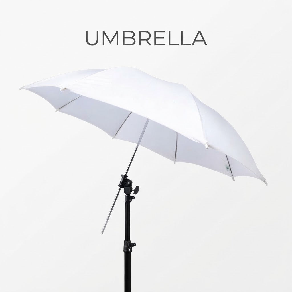 Professional Photography Studio Lighting Umbrella - Soft Light Diffusion for Portraits and Product Photography