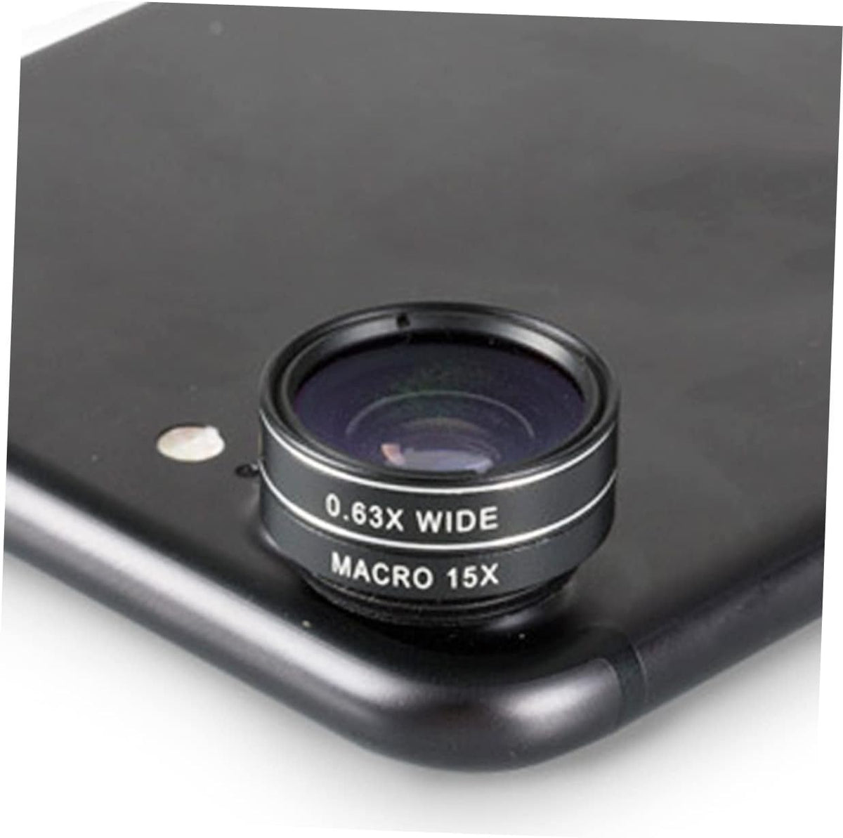 3-in-1 Universal Smartphone Camera Lens Kit - Fisheye, Wide Angle & Macro 0.63X wide-angle