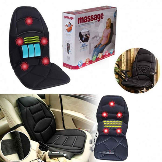 Massage Full Size Seat Topper Back And Neck Massager With Soothing Heat Function