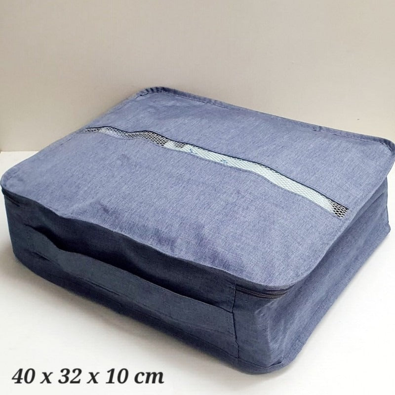 Travel Storage Large Bag Portable Luggage Organizers Clothes Tidy Pouch Zip Cube Luggage Toiletry Bag Organizer Pouch Home Organization - 1Pcs