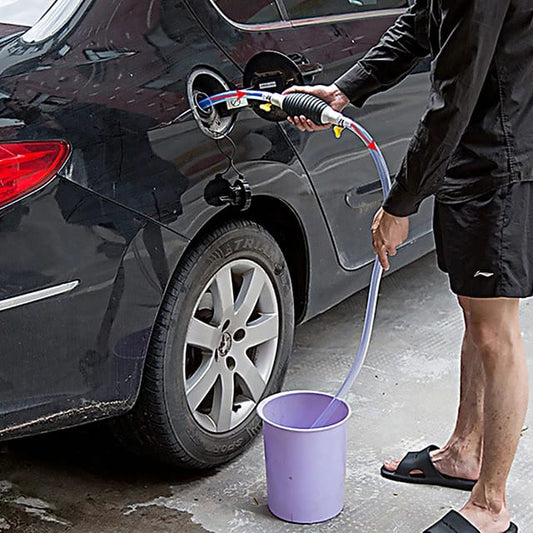 Manual Oil Pump PVC Car Oil Tank Suction Pipe Gasoline Suction Pipe for Car Motorcycle Transparent Tube Pumping