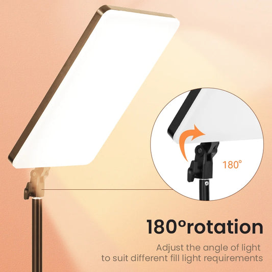 LIVE-P24 Professional LED Fill Light with Remote Control – Studio Quality Lighting for Content Creation & Live Streaming