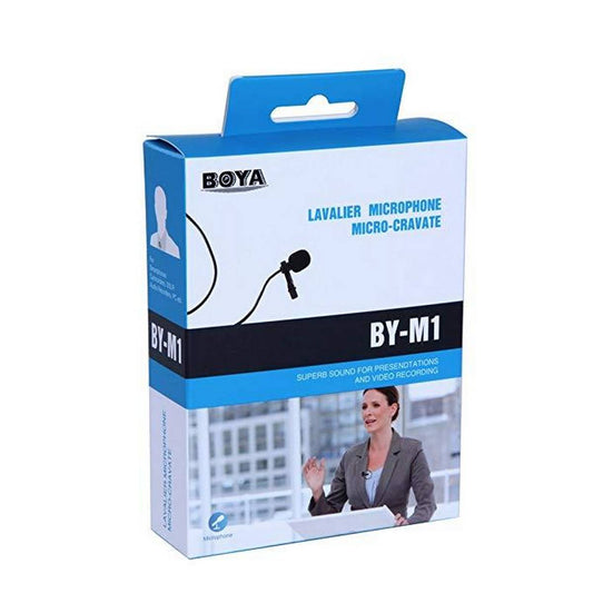 M1 Lavalier Microphone for Canon Nikon DSLR Camcorder & Phone