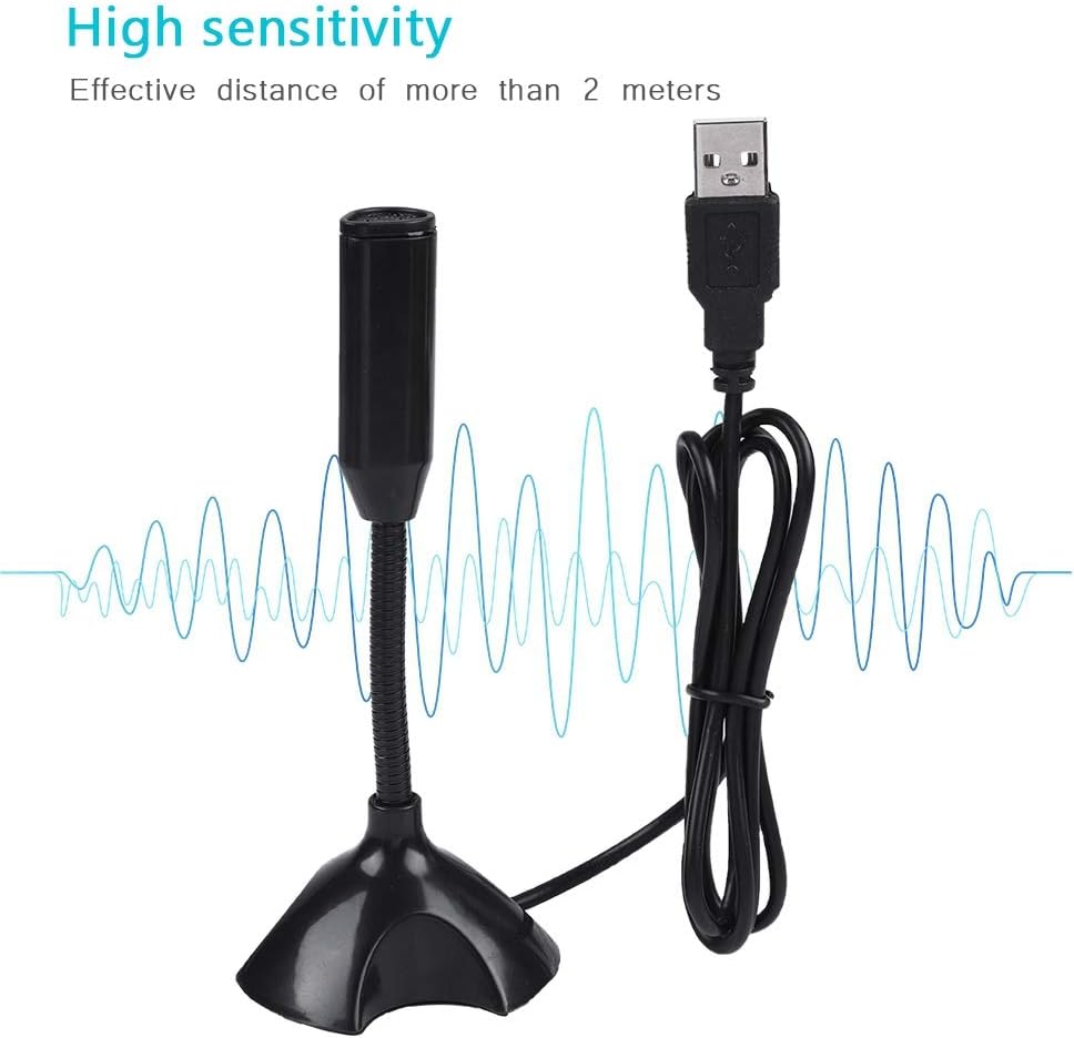 Premium Desktop Gooseneck Microphone for PC & Laptop – Clear Voice for Gaming, Streaming & Meetings