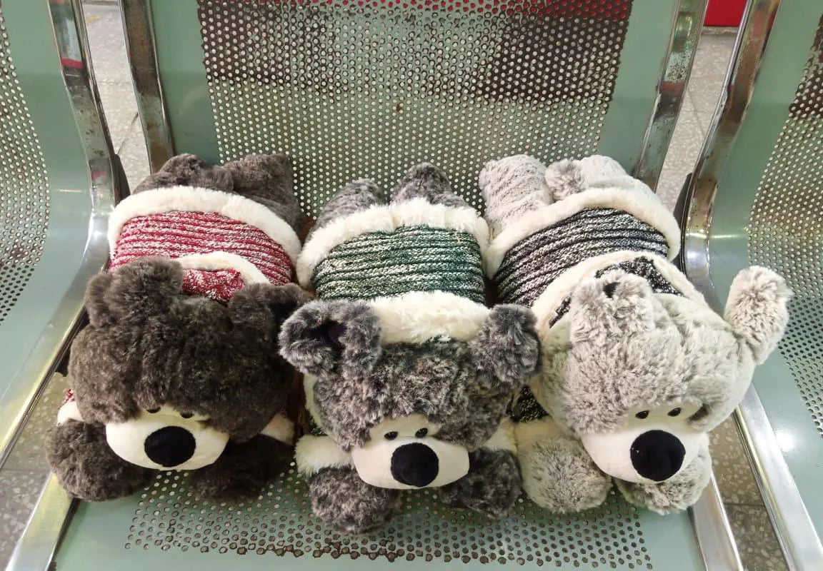 Electric Hot Water Bottle Heat Pad Bear Character For Pain Relief - Multi