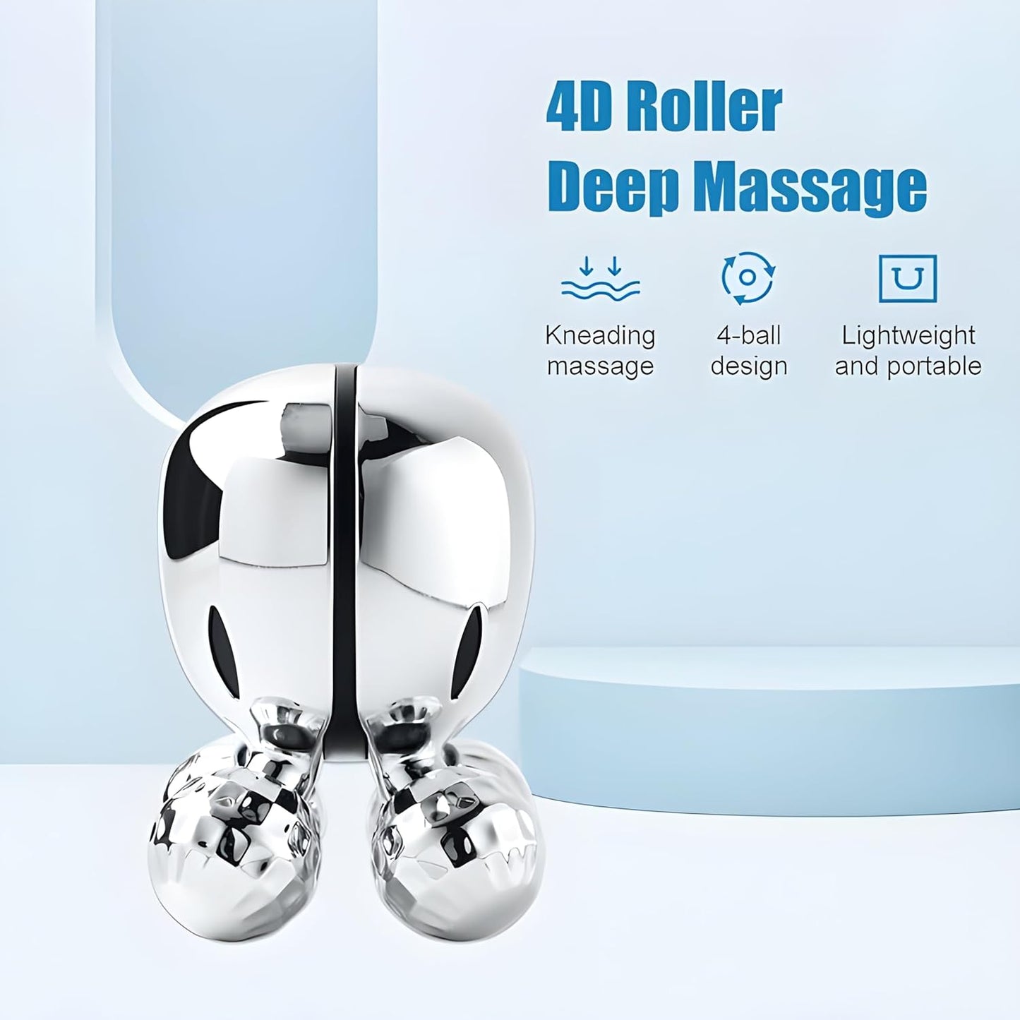4D Roller Full Body Massager for Face and Body Lifting Wrinkle Remover Roller Massager 4D Roller for Beauty Body Pain Relief