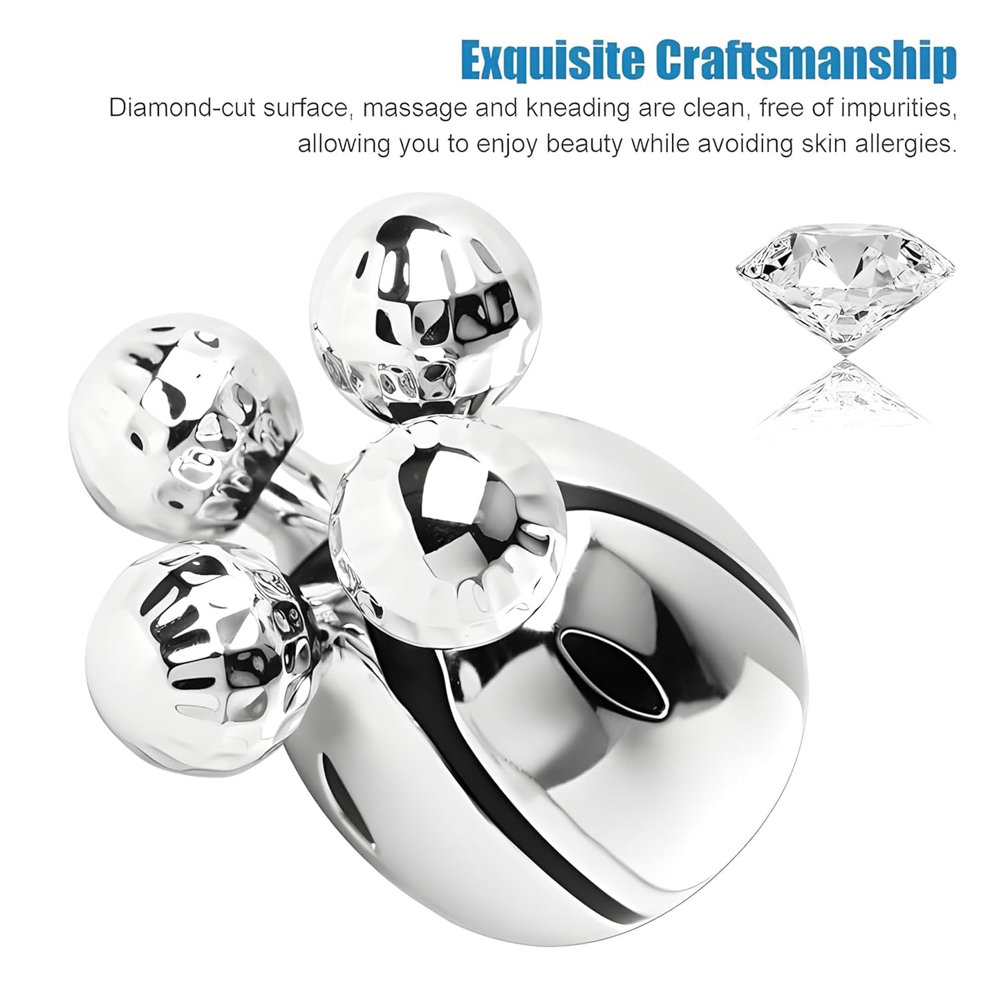 4D Roller Full Body Massager for Face and Body Lifting Wrinkle Remover Roller Massager 4D Roller for Beauty Body Pain Relief