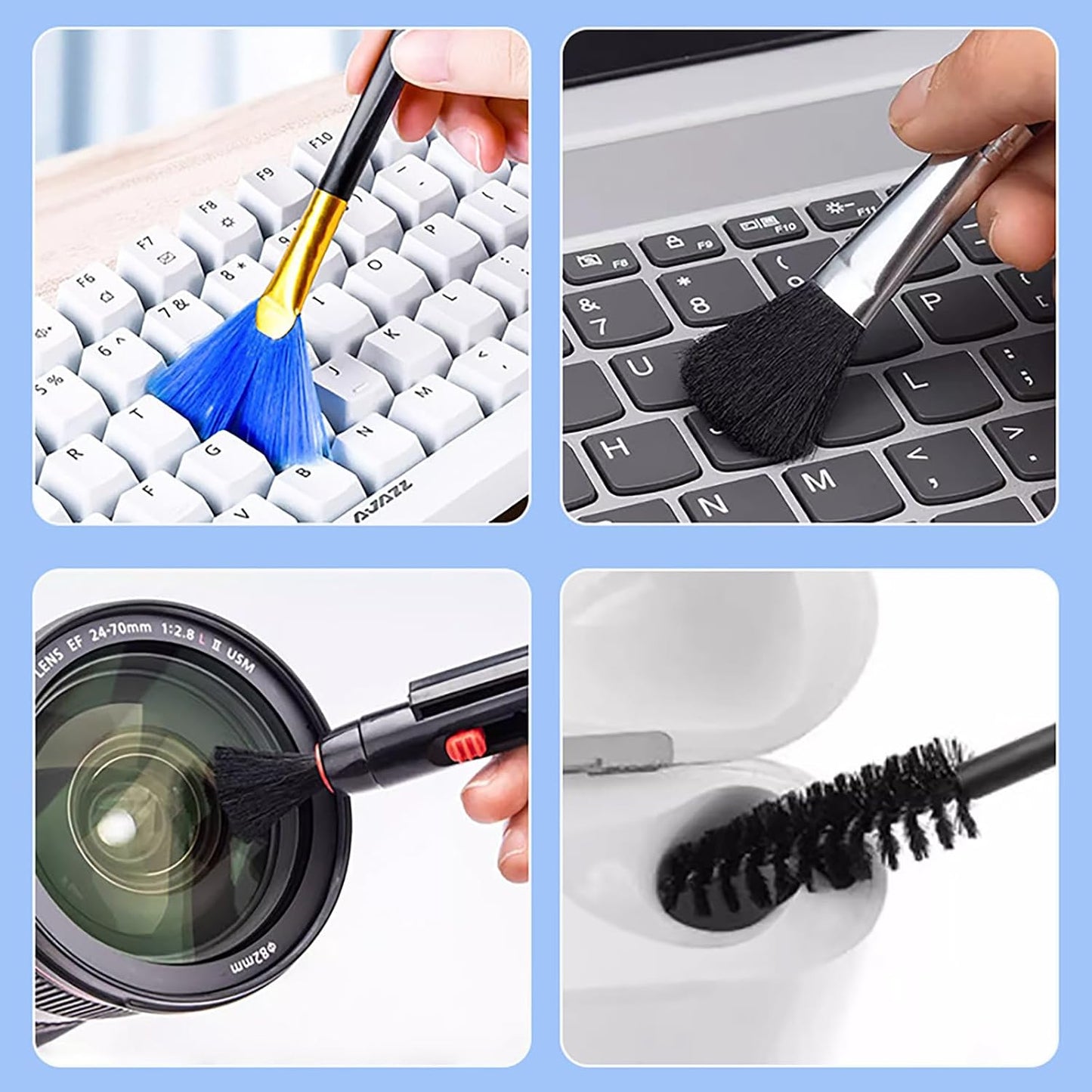 Professional 7-in-1 Keyboard Dust Removal & PC Cleaning Kit
