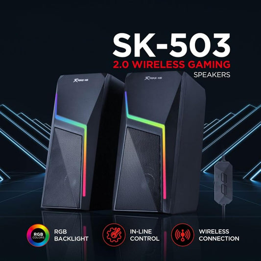 Xtrike Me Sk-503 Dream My Life Backlit 2in1 Soundbar Speaker