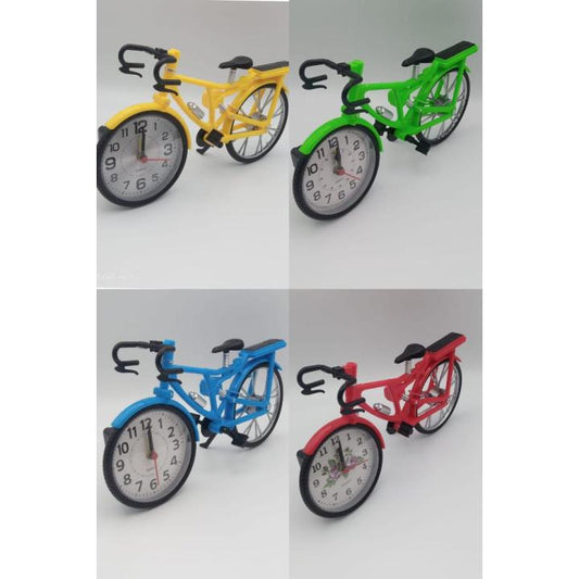 Creative Portable Mini Cycle Shape Alarm Clock Table Clock for Children Kids Bike Clocks Art Decor