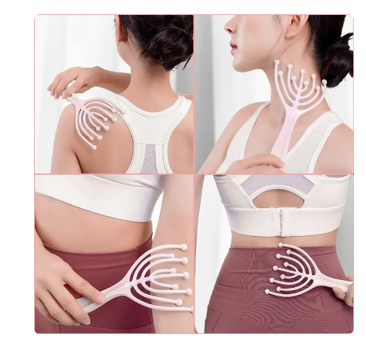 Scalp Head Massager Handheld SPA Head Massager For Hair Care Deep Stress Relax Office Home For Head Body Relaxing