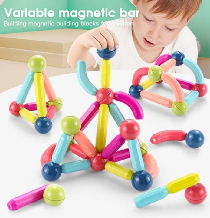25 PCS Magnetic Sticks & Balls Building Set – Educational STEM Toy for Kids