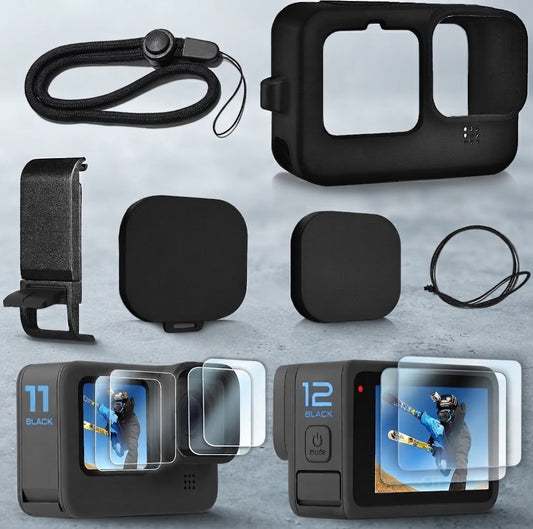 GoPro Silicone Sleeve Case - Hero 12 / 11 / 10 / 9 Protective Cover