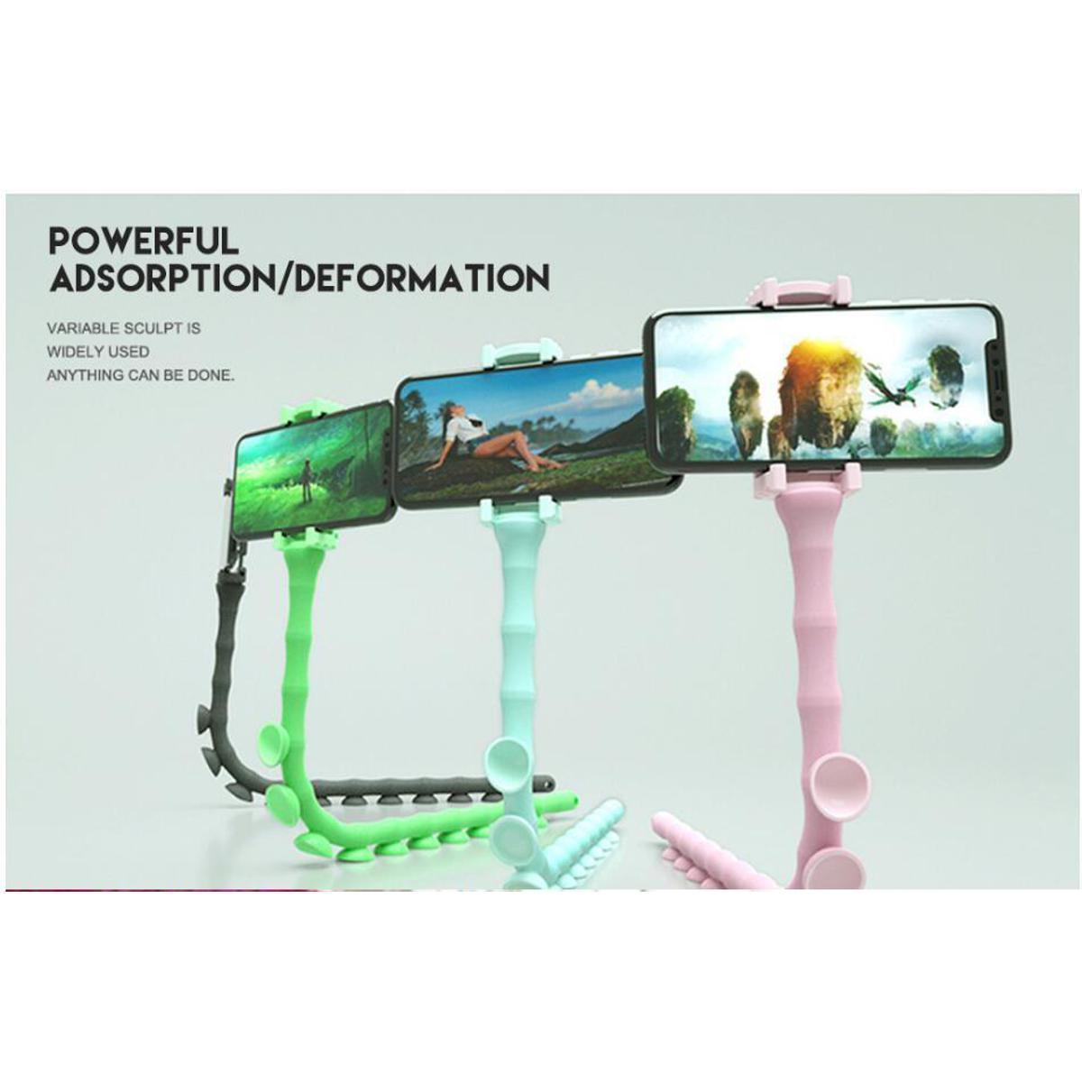 Lazy Phone Holder Stand Caterpillar Suction Cup Cellphone Bracket Mount support Wall Desktop Pillar 1Pcs