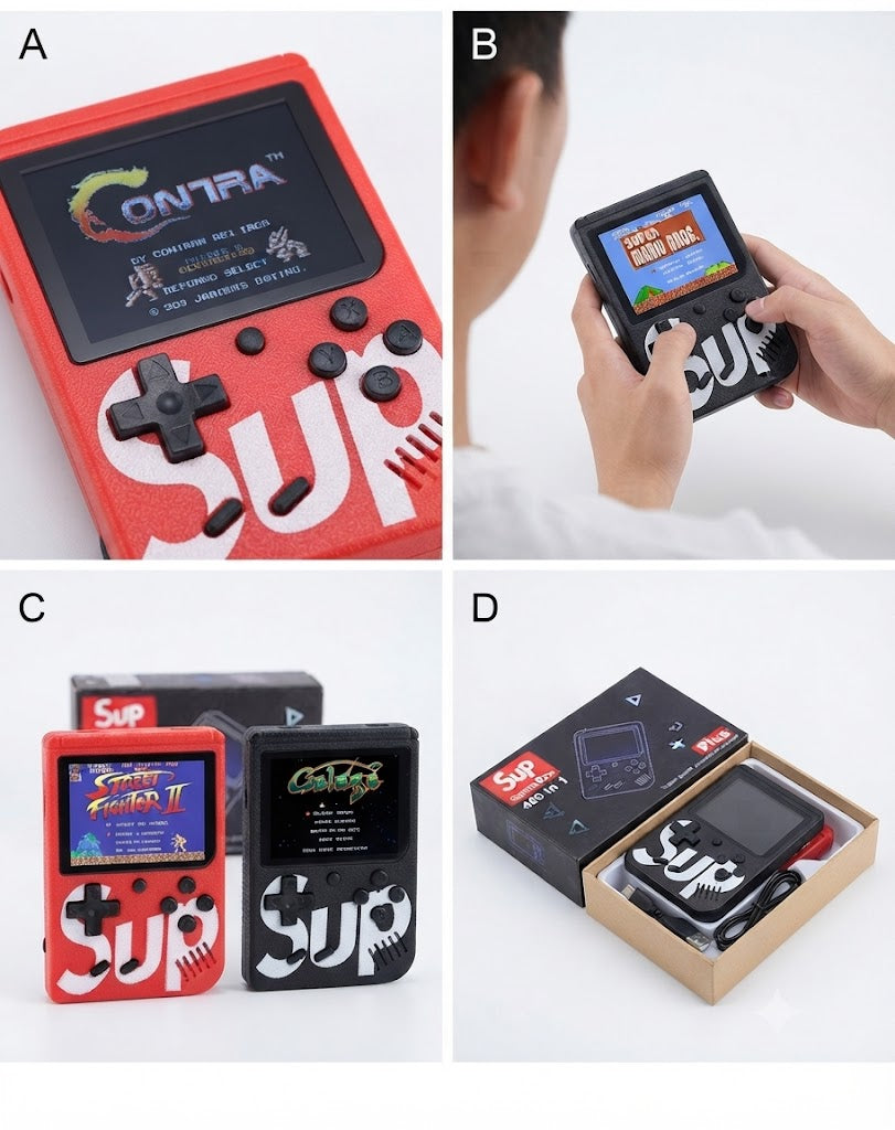 Sup Game Box 400 in 1 Plus - Portable Retro Gaming Console | 400 Classical Games