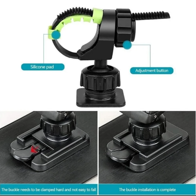 VEN-DENS Universal Waterproof Bike Phone Holder – 360° Rotation Touch Screen Mobile Mount for Cycles & Motorcycles
