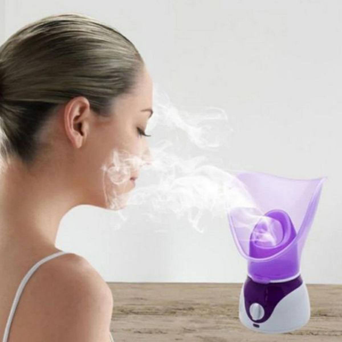 NFTS Facial Steamer Nano Mist Sprayer Household Skin Care Thermal Sprayer Smooth Skin Facial Spa Warm Steamer