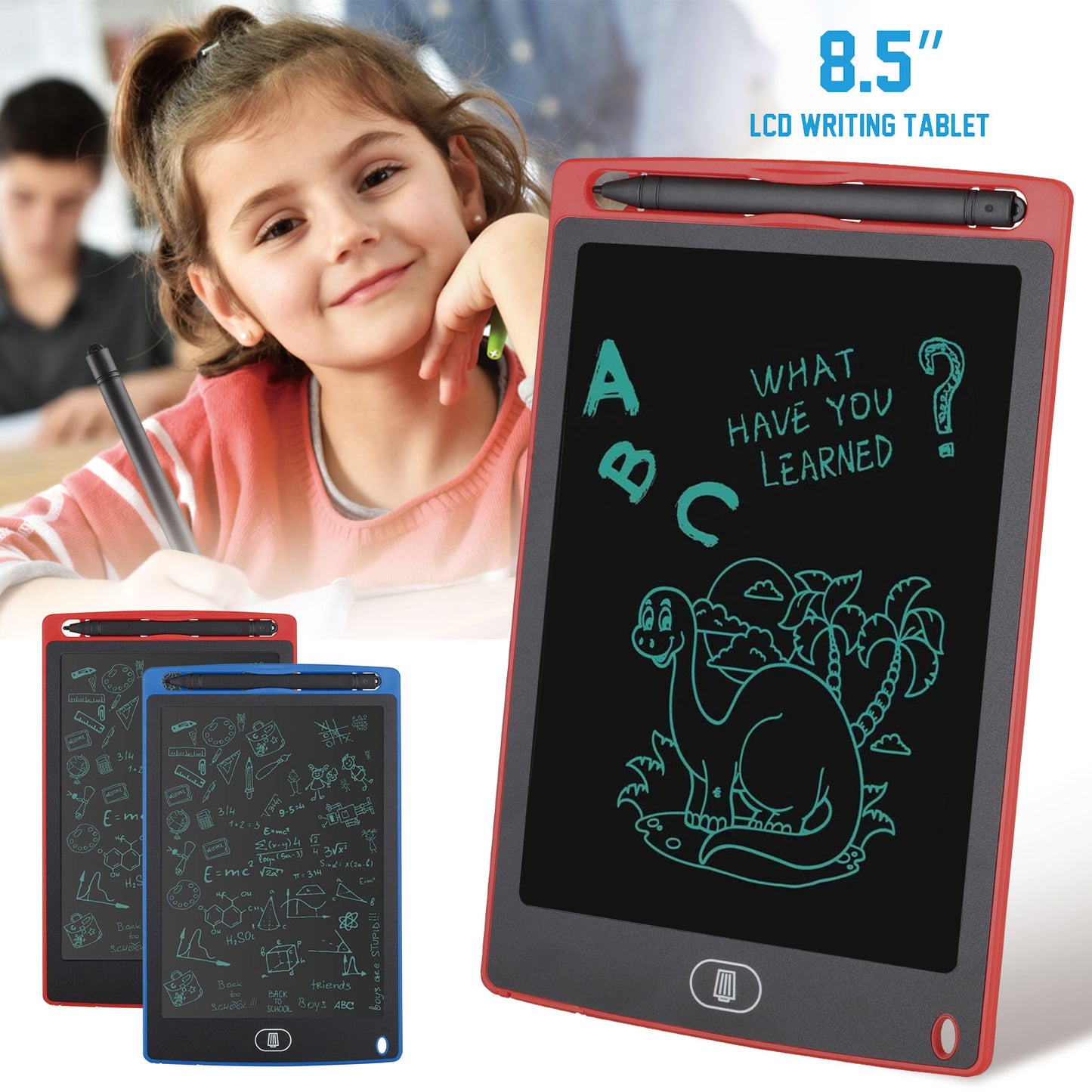 8.5-Inch LCD Writing Tablet – Portable Digital Drawing Pad for Kids