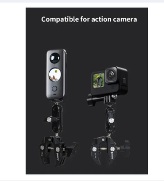 Extended Version 360 Rotation Adjustable Action Camera Bike Motorcycle Handlebar Holder Jmary SR-56